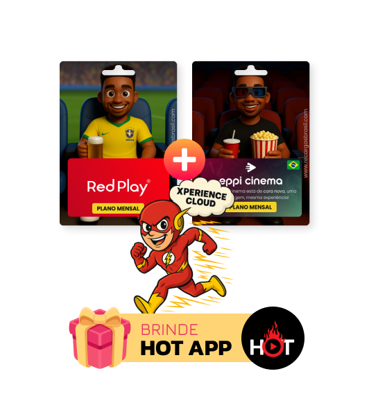 Redplay + Eppi Cinema + Nuvem Premium Xperience (30D)